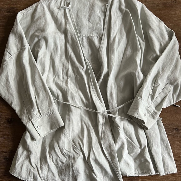 Cos Wrap Top Light Mint Size 6 - Picture 3 of 5